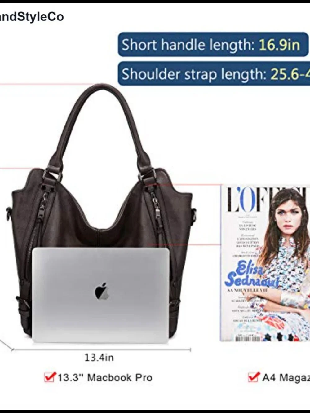 PU Leather Hobo Shoulder Bag with Tassels